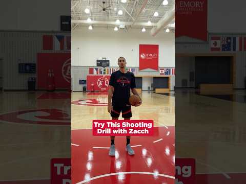 Try this shooting drill with Zacch 👏 #nba #atlantahawks #basketballtraining
