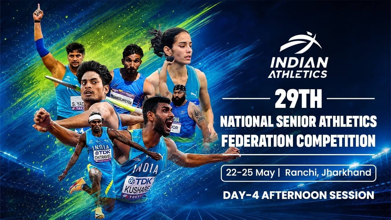 DAY 4 | AFTERNOON  | 29TH NATIONAL SENIOR ATHLETICS FEDERATION COMPETITION 2026 | Ranchi, Jharkhand