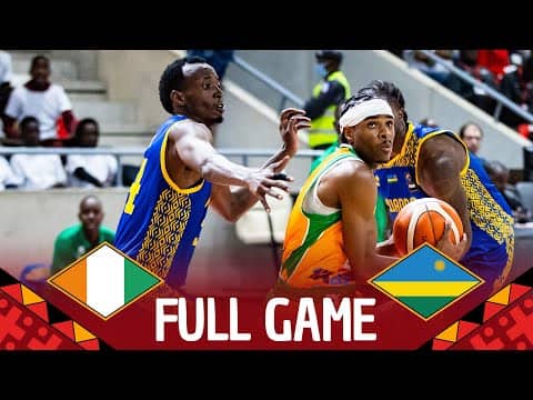 Group Phase | Côte d'Ivoire v Rwanda | Full Basketball Game | FIBA AfroBasket 2025