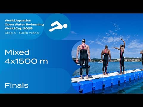 Mixed 4x1500m Relay | Open Water Swimming World Cup 2025 | Golfo Aranci