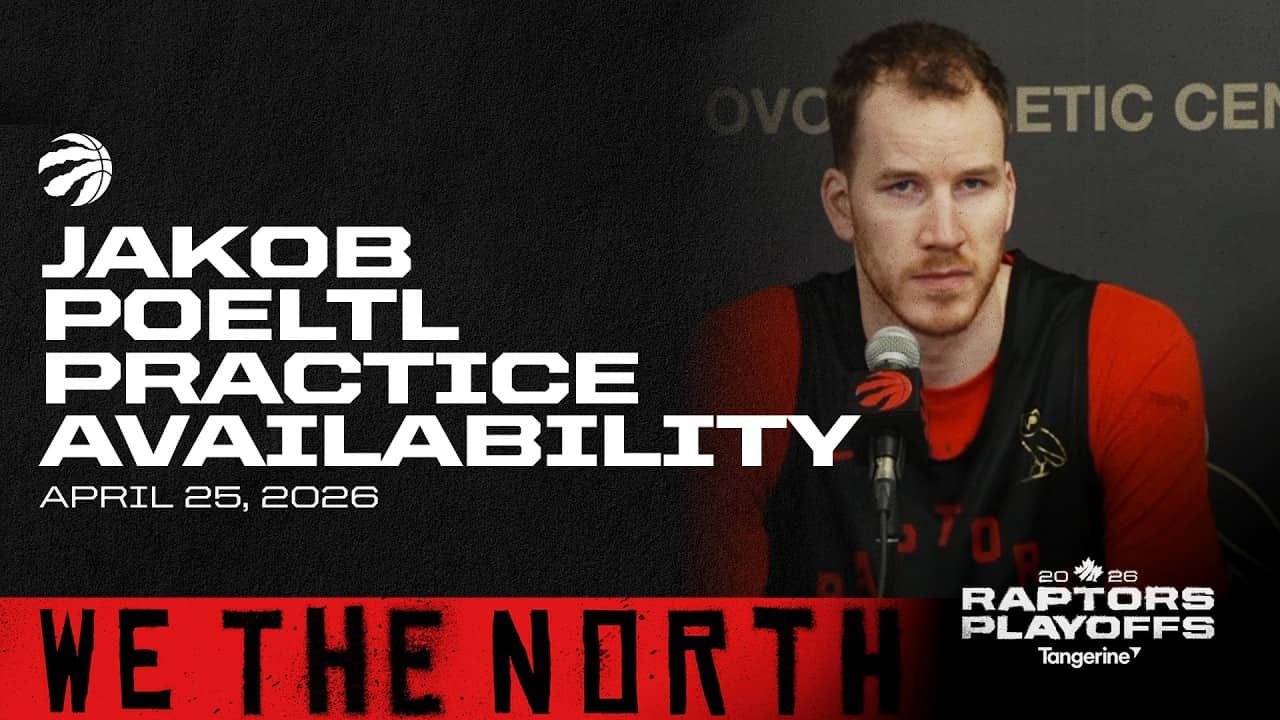 Jakob Poeltl | Playoff Practice | April 25, 2026