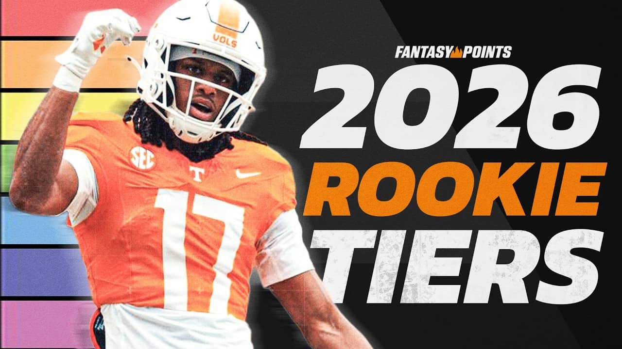 Our FIRST 2026 Dynasty Rookie Rankings + Tiers With Brett Whitefield