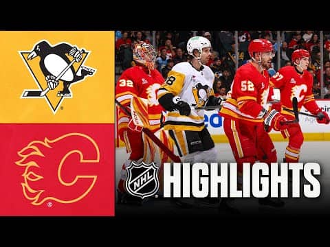 Penguins vs. Flames | NHL Highlights | January 21, 2026