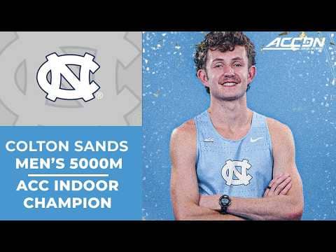 Colton Sands wins the ACC Men's Indoor 5000M | 2026 ACC Indoor Championship