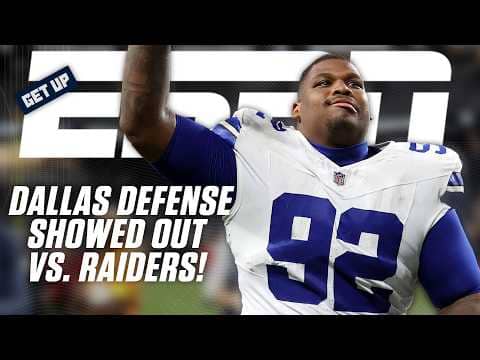 Cowboys vs. Raiders REACTION 👀 Good game or good SIGN for Dallas' defense? 🍿 | Get Up