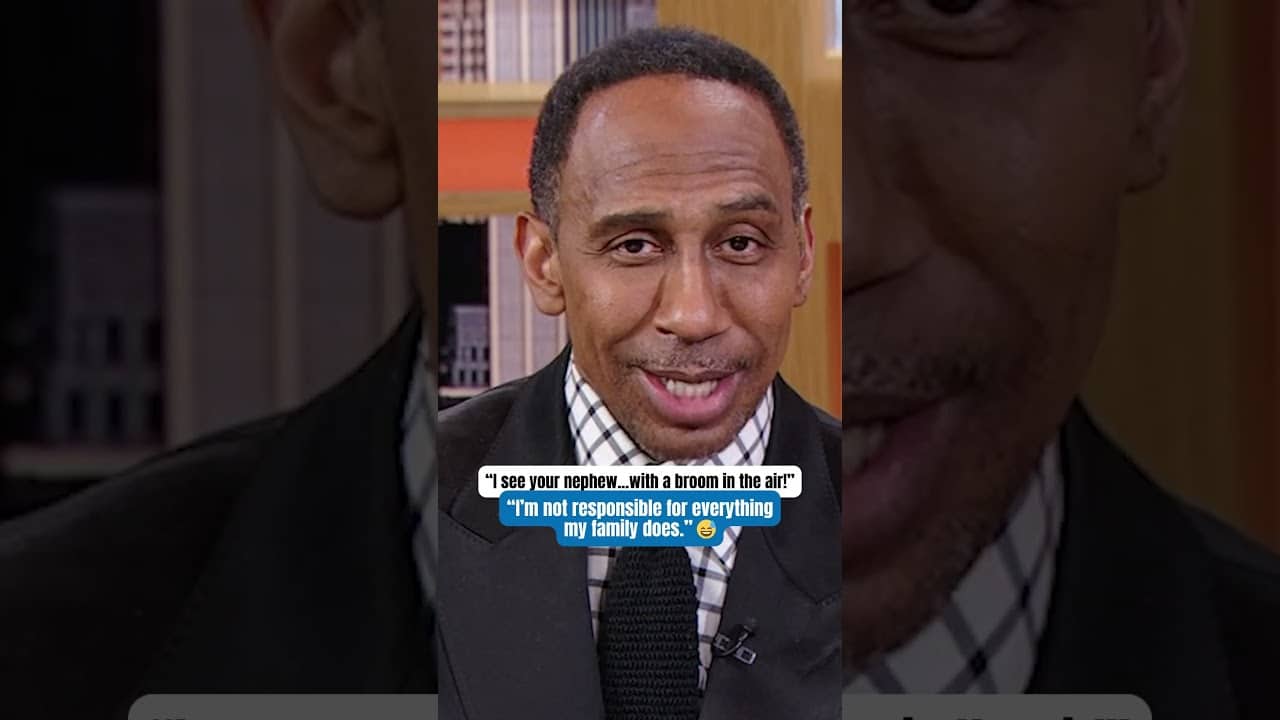 Stephen A. cannot control his family 😅
