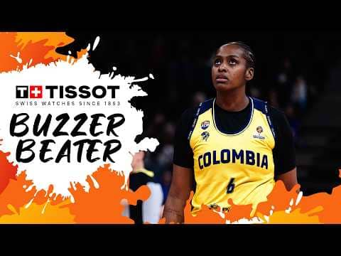 Yuliany Paz 🇨🇴 | 🚨 TISSOT Buzzer Beater | #FIBAWWC 2026 Qualifying Tournament