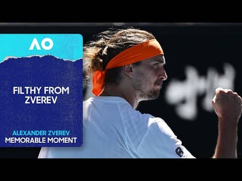 That's SPECIAL from Zverev! | Australian Open 2026