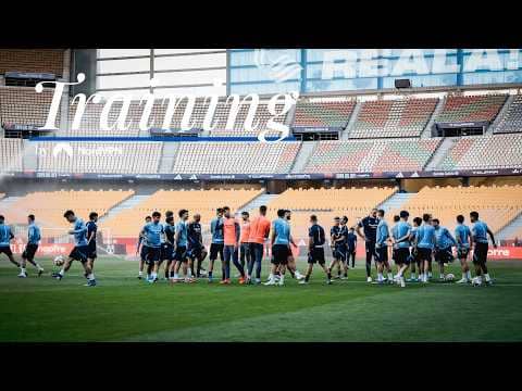ENTRENAMIENTO | En el escenario de la final | Real Sociedad