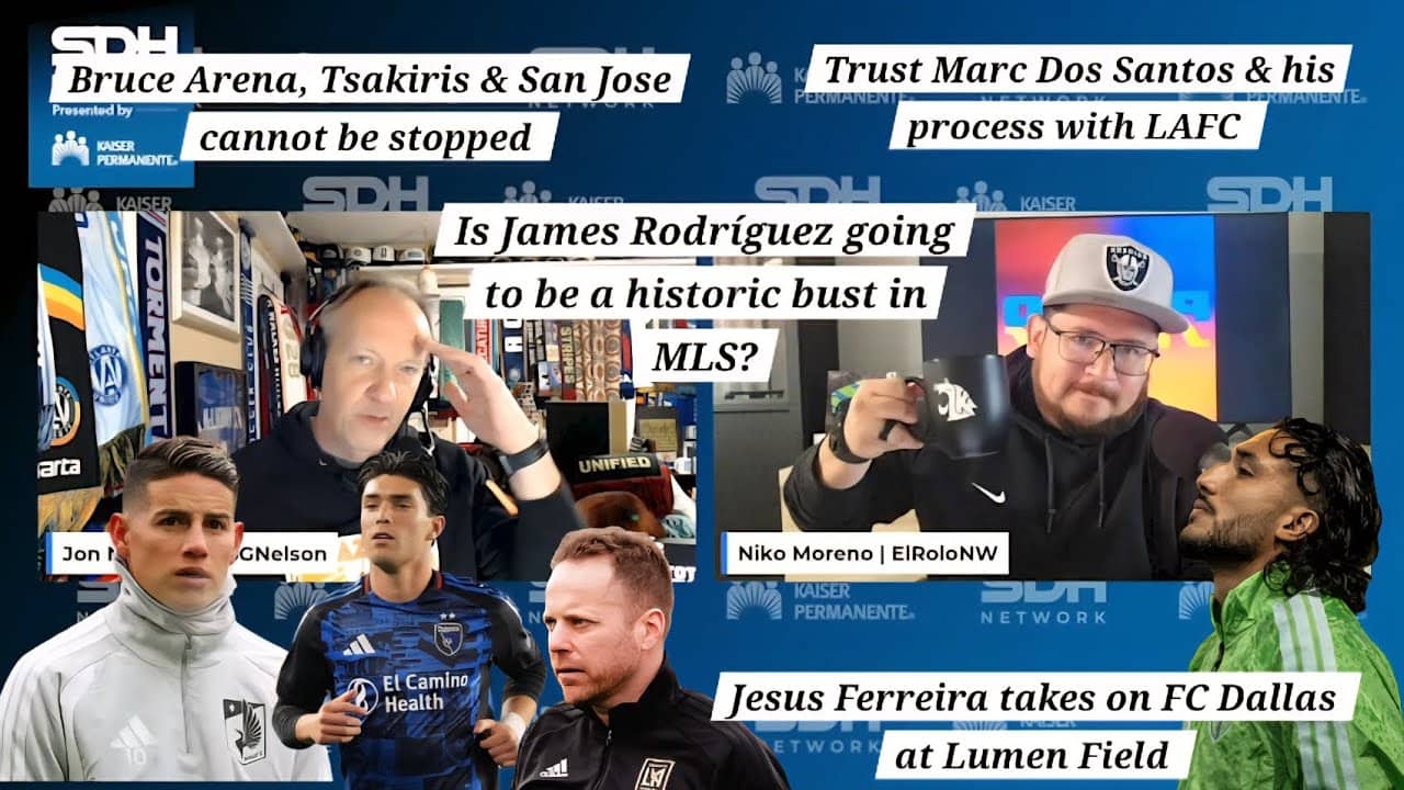 SDH Segment 4/23/26: Mid-week MLS action, James Rodríguez might be a bust & Sounders host FC Dallas