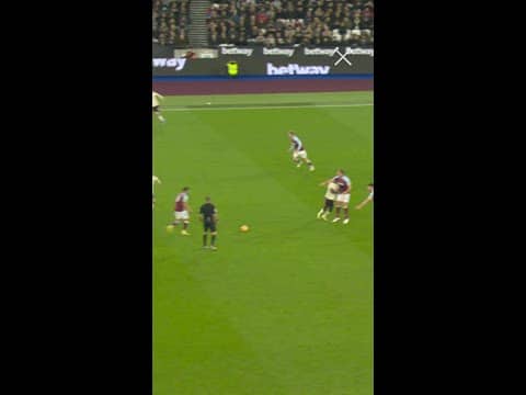 Fornals' touch and finish 😮‍💨   #shorts  #westham  #premierleague
