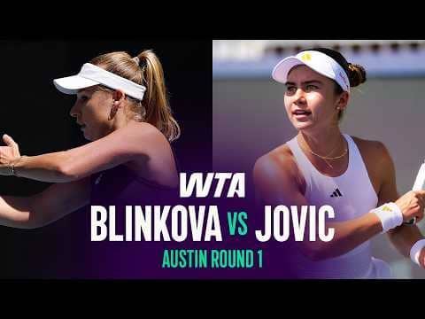 Anna Blinkova vs. Iva Jovic | 2026 Austin Round 1 | WTA Match Highlights