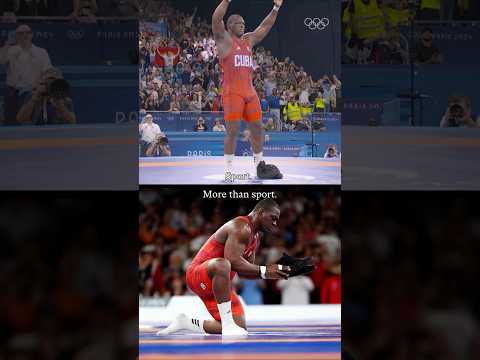 Last year, undefeated 4x Olympic champion Mijaín López gave us his special moment of retirement❤️