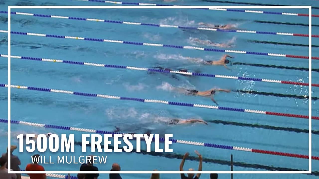 Will Mulgrew Fights to Hold Off Bobby Finke in 1500M Freestyle|2026 TYR Pro Swim Series Indianapolis