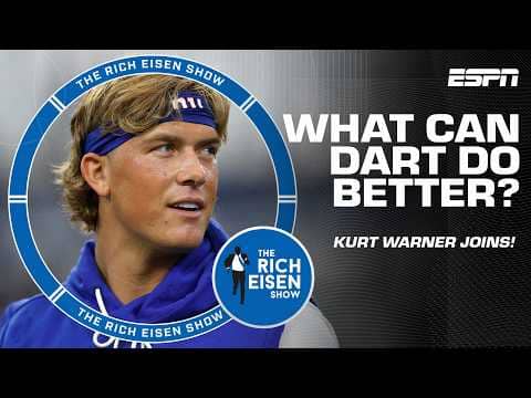 Kurt Warner analyzes Jaxson Dart's debut...'It wasn't a great performance' | The Rich Eisen Show