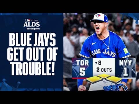 FULL 8th INNING: The Blue Jays get out of a bases-loaded jam vs. the Yankees! 😳