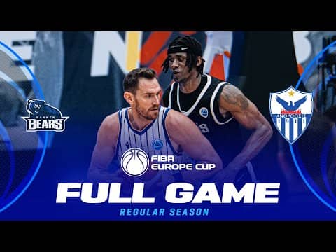 LIVE - Bakken Bears v Anorthosis Famagusta | FIBA Europe Cup 2025-26 | Regular Season