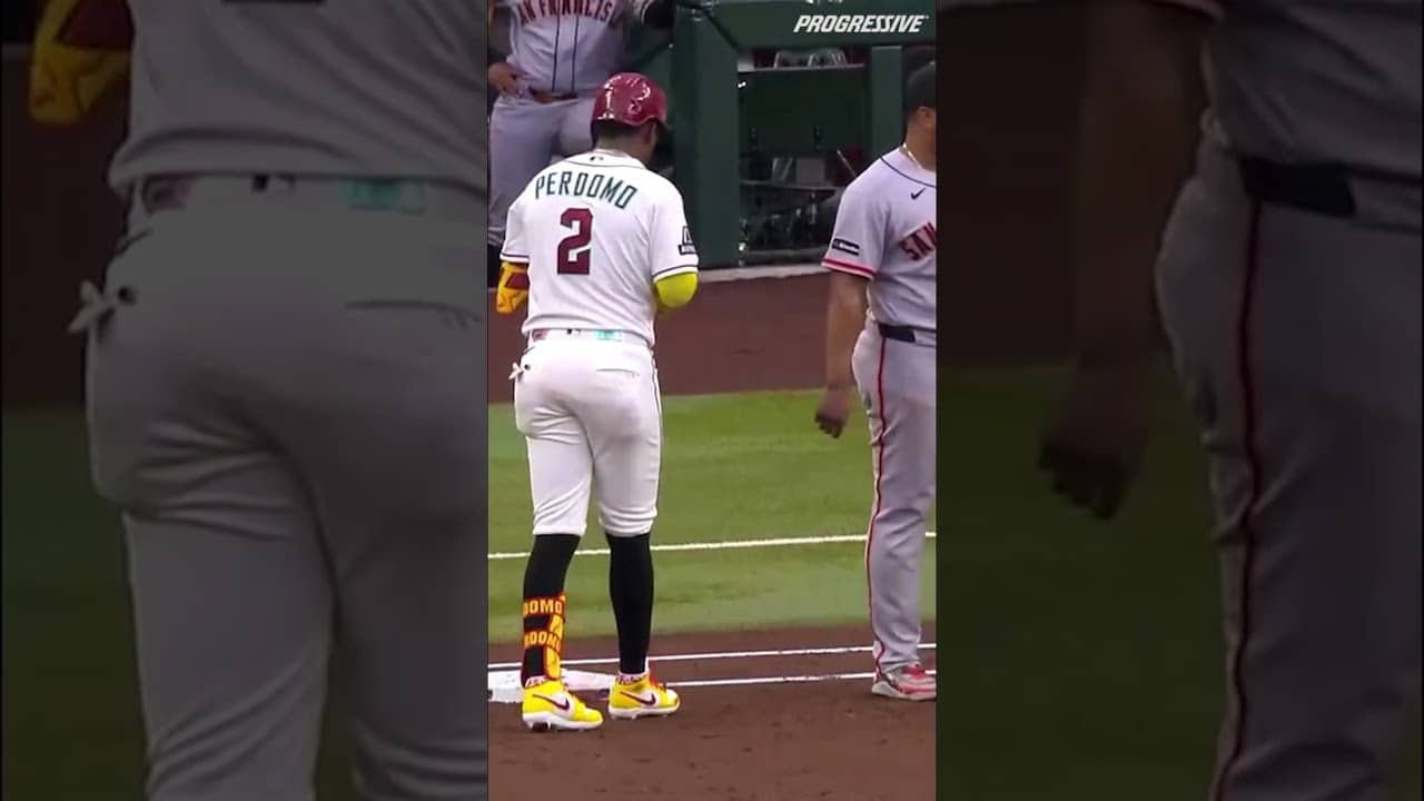 That's one way to start a game 😳 #baseball