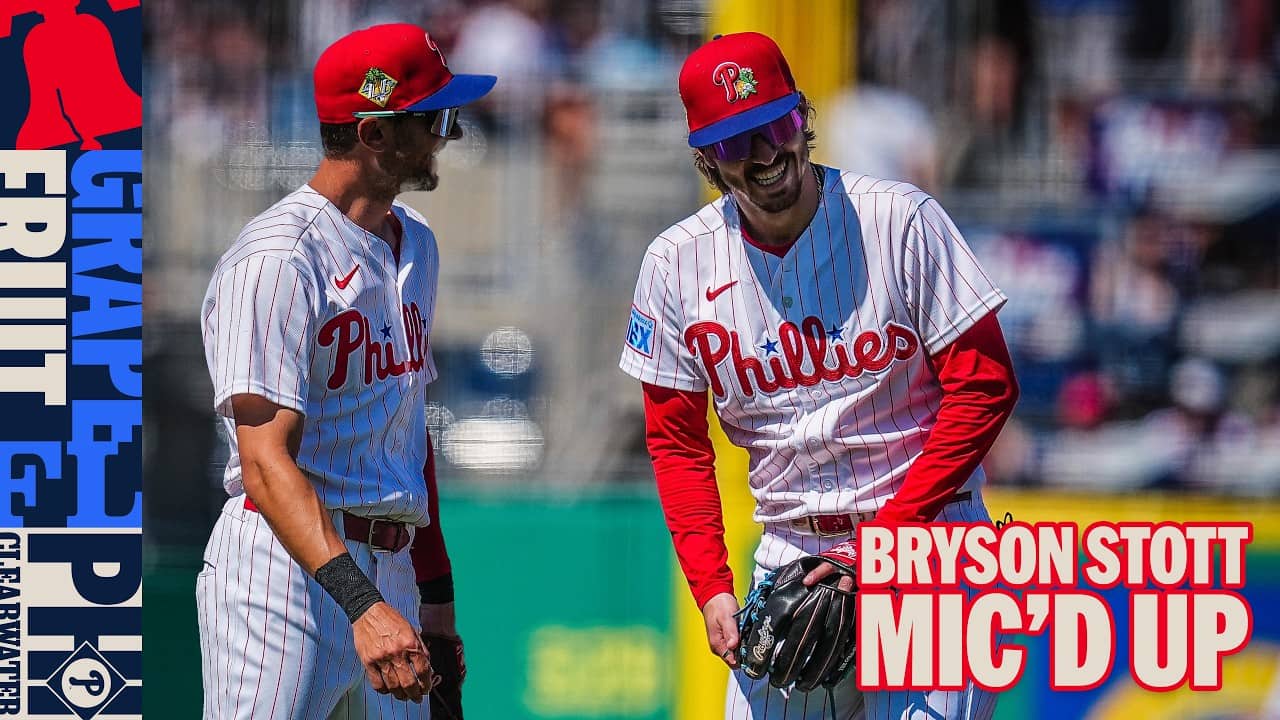 Bryson Stott MIC'D UP at Phillies Spring Training!