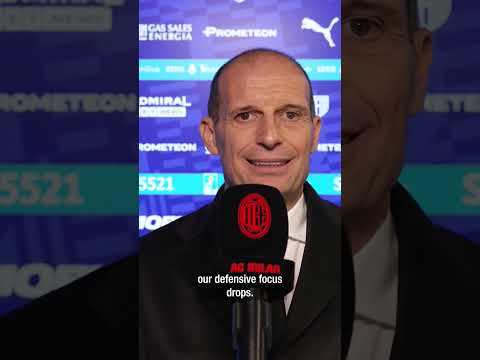 Allegri's take on the 2-2 draw at Parma | #shorts