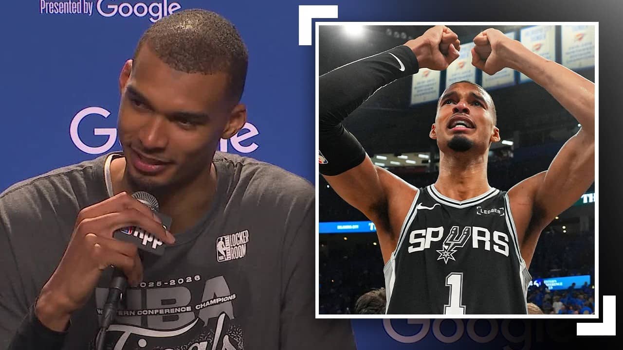 Victor Wembanyama Speaks After The Spurs EPIC Game 7 Win At OKC!