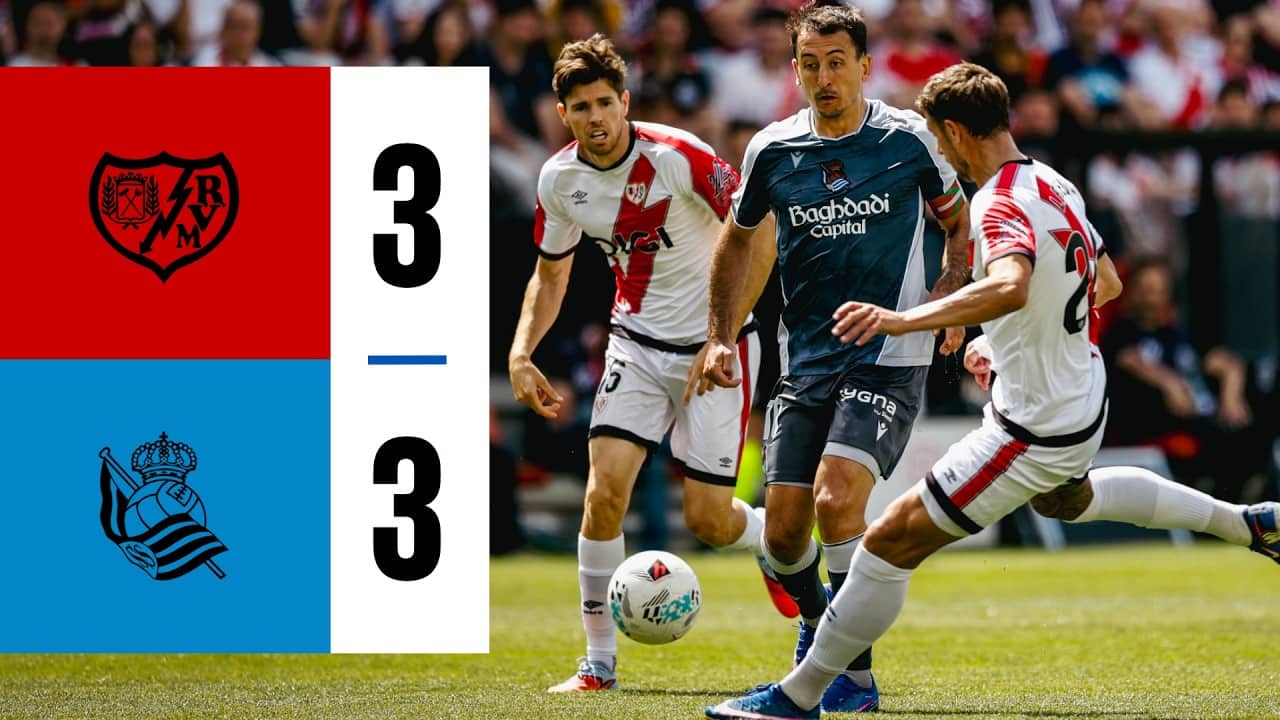 HIGHLIGHTS | LaLiga 25-26 | J33 | Rayo Vallecano 3 - 3 Real Sociedad