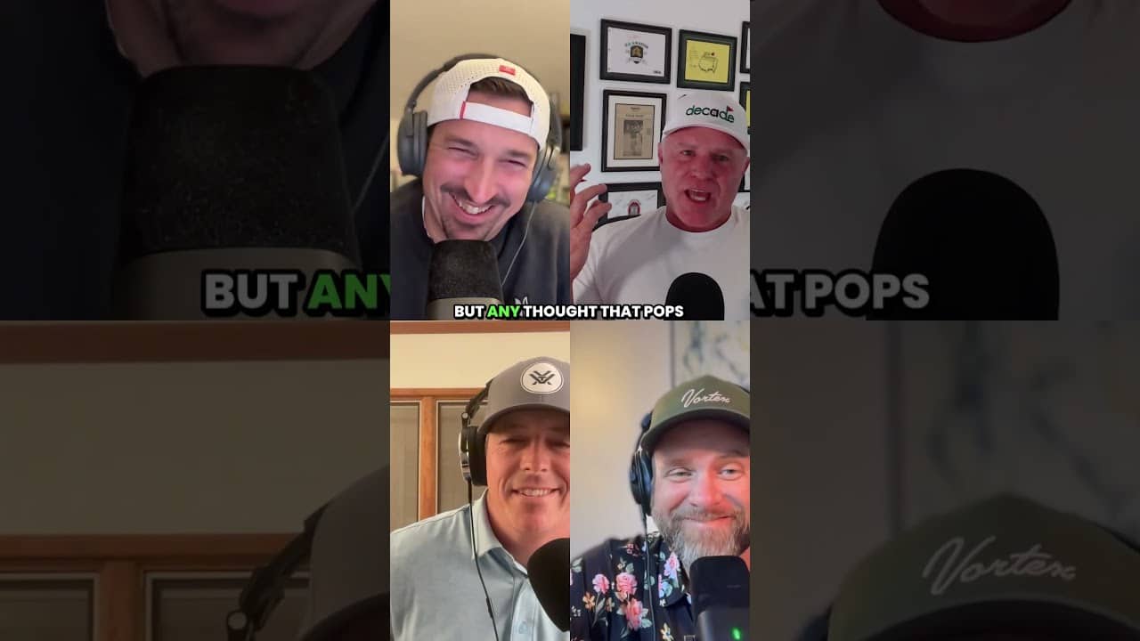 Scott Fawcett of DECADE preaching value of meditation for golf and life.  Lots more in the #podcast!