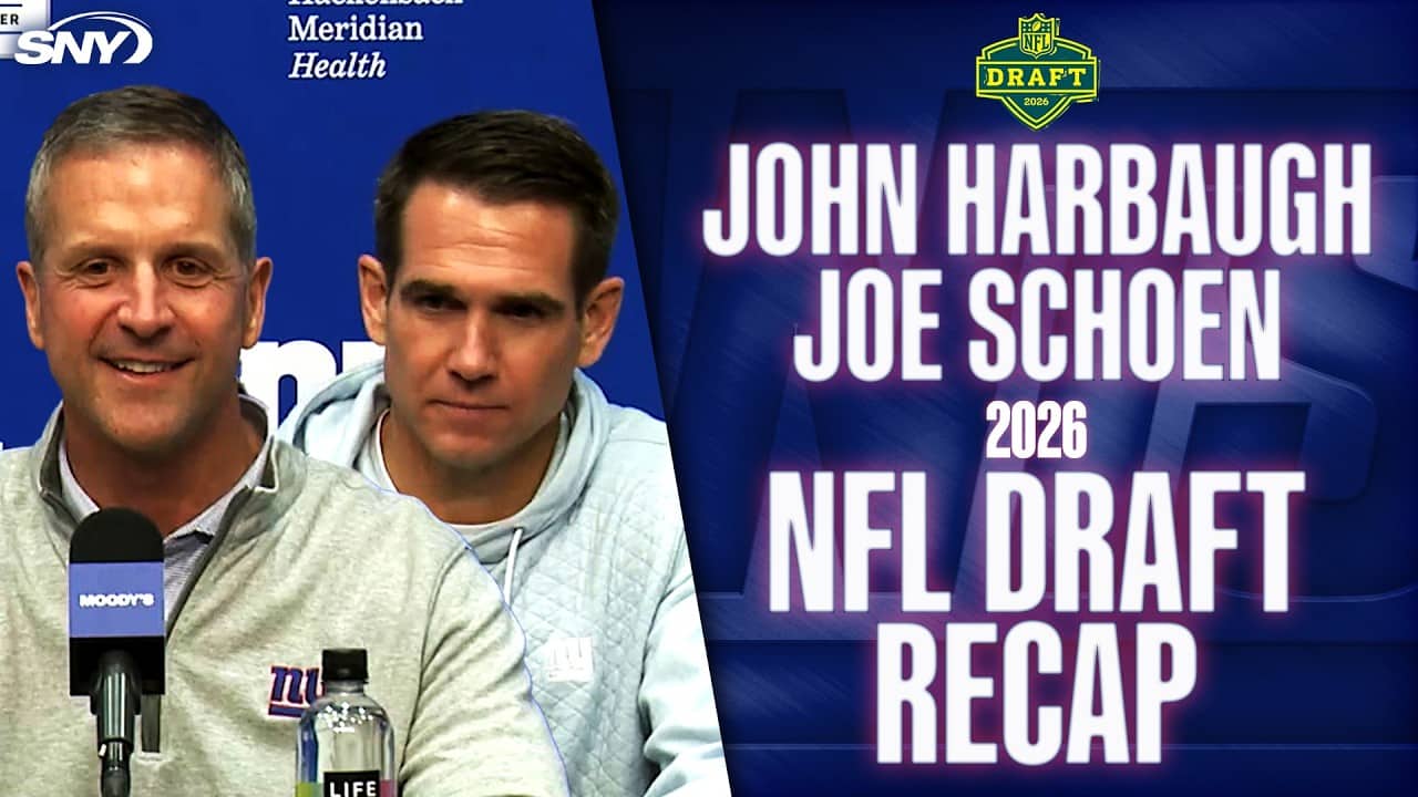 John Harbaugh and Joe Schoen recap 2026 NFL Draft for Giants, talk Odell Beckham Jr