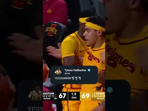 Iowa State brought out the Haliburton poster 🔥