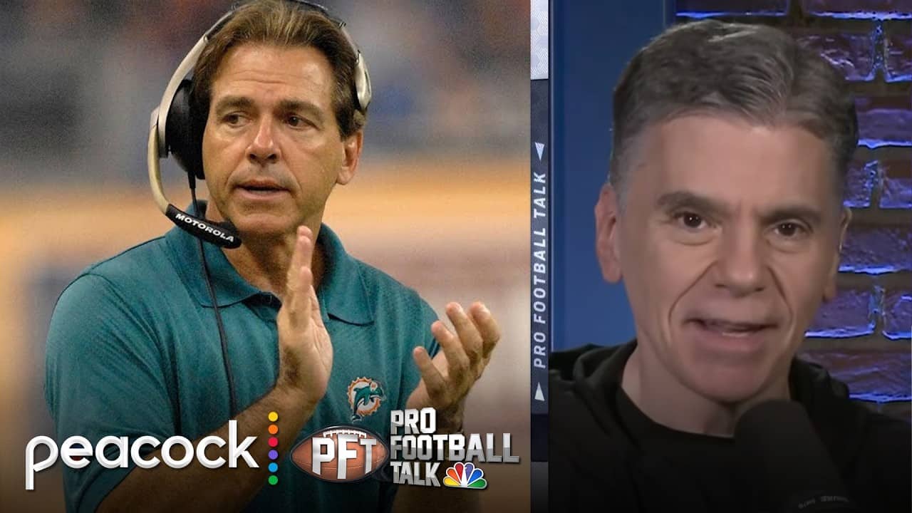 Mike Florio remembers interviewing Nick Saban with Dolphins in 2005 | Pro Football Talk | NFL on NBC