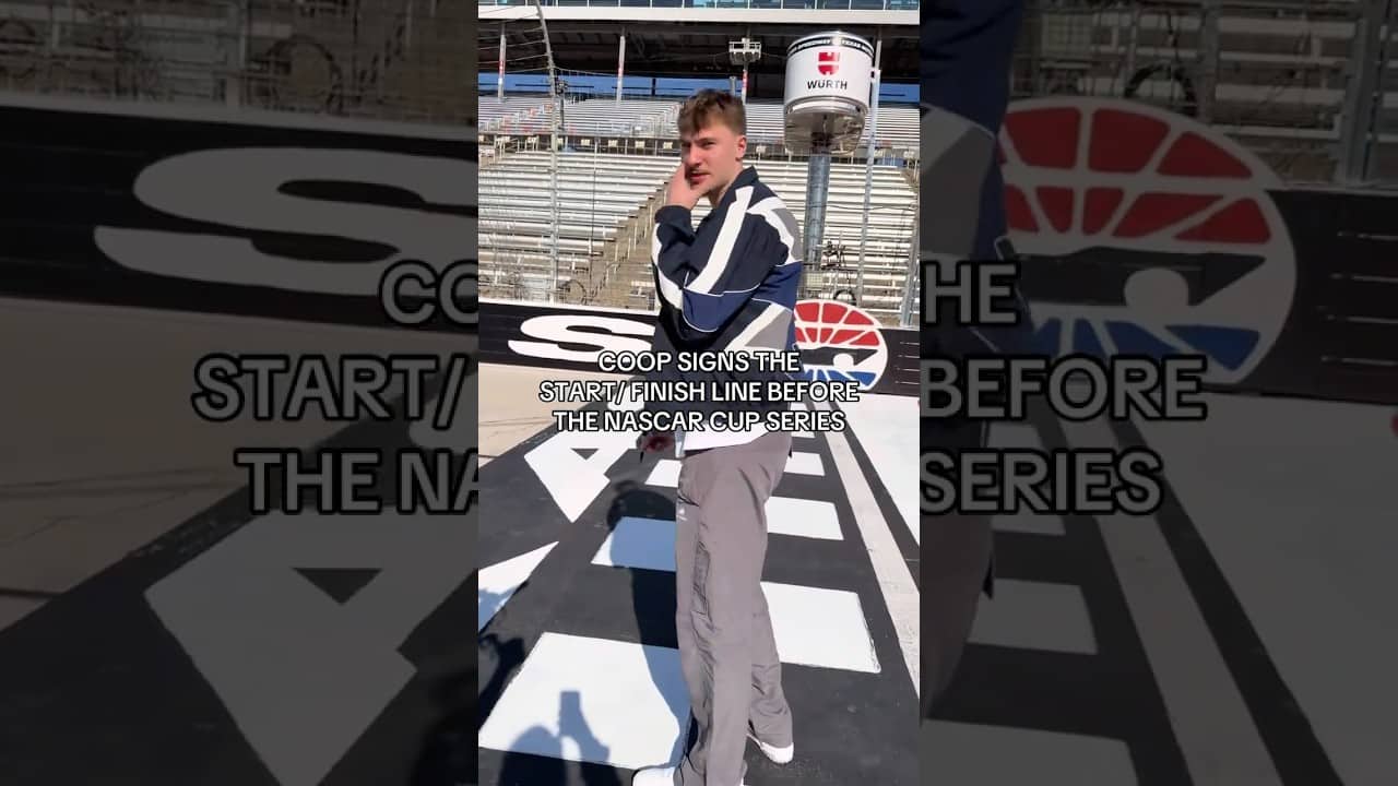 The Cooper Flagg square driver reporting for duty 🏎️ #cooperflagg #nascar #racingcar