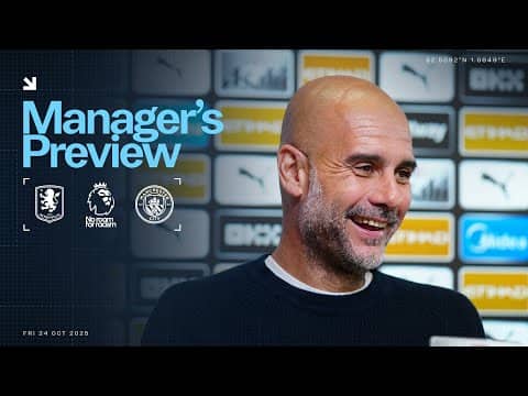 MANAGER'S PREVIEW | Pep: Nunes can become an incredible right-back! | Aston Villa v Man City