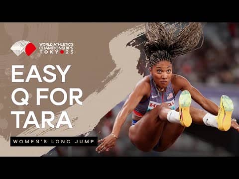 Davis-Woodhall dominates long jump qualifications with 6.88m | World Athletics Championships 25