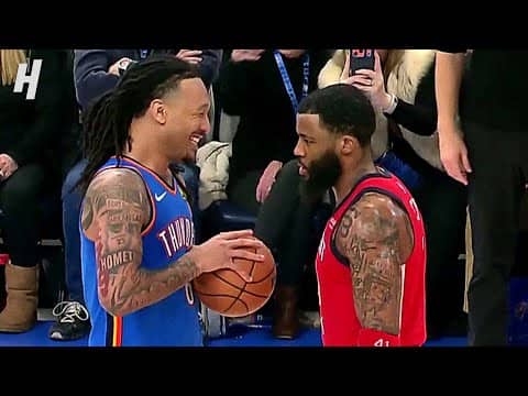 OKC and Pelicans GOT INTO IT 😳 Jaylin Williams and Sadiq Bey hustling for the ball