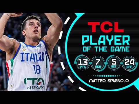 Matteo Spagnolo (13 PTS) | TCL Player Of The Game | ITA 🇮🇹 vs CYP 🇨🇾 | FIBA EuroBasket 2025