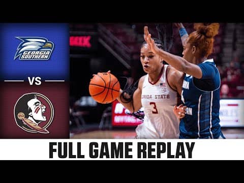 Georgia Southern vs. Florida State Full Game Replay | 2024-25 ACC Women's Basketball