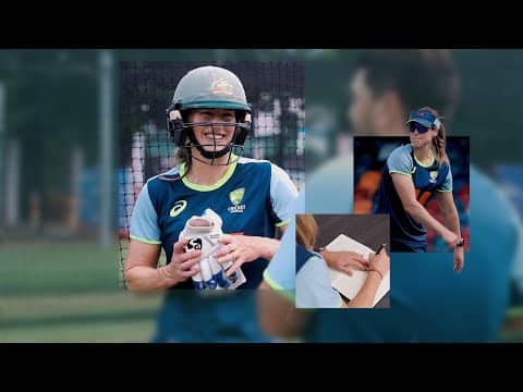 Behind the scenes with the champ: Training with Ellyse Perry