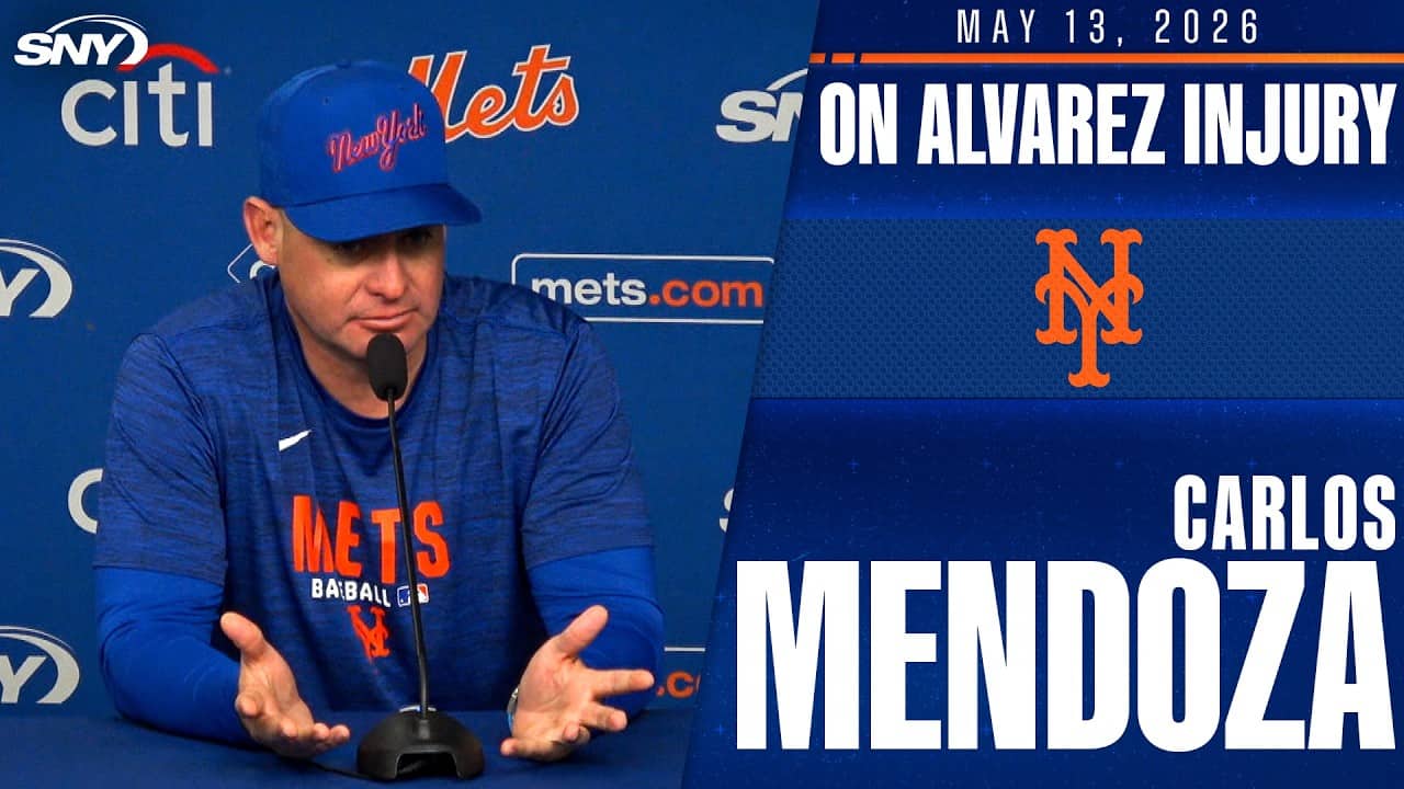 Carlos Mendoza on Francisco Alvarez's injury that will require surgery: 'It's a big blow'