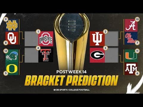 College Football Playoff Projections AFTER WEEK 14: Texas A&M falls, Miami AND Notre Dame in?
