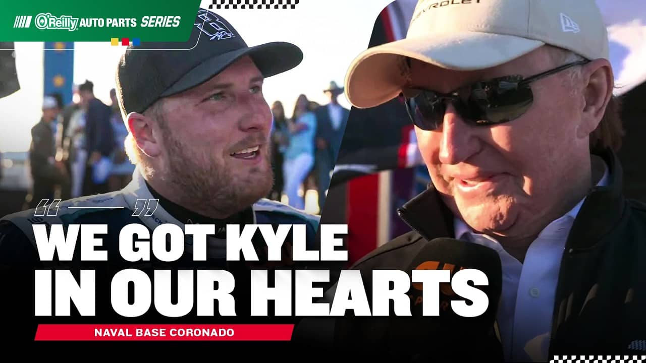 Austin Hill & Richard Childress Remember Kyle Busch After San Diego Win | NASCAR