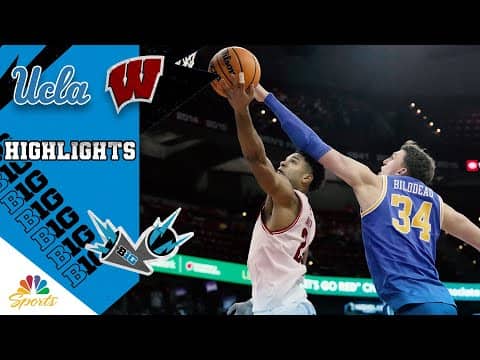 UCLA vs. Wisconsin | COLLEGE BASKETBALL HIGHLIGHTS | 1/6/26 | NBC Sports