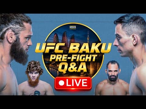 UFC Baku: Fiziev vs. Torres LIVE People's Pre-Fight Show | MMA Fighting