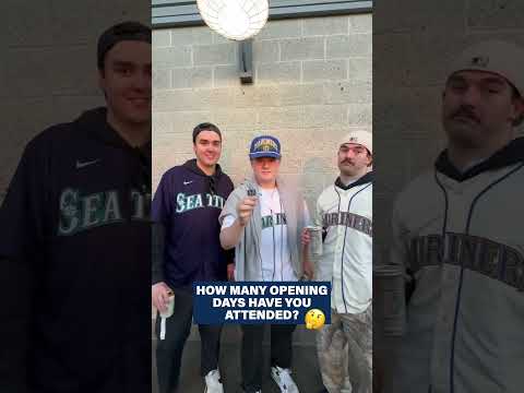 Comment how many Mariners Opening Days you’ve attended ✍️