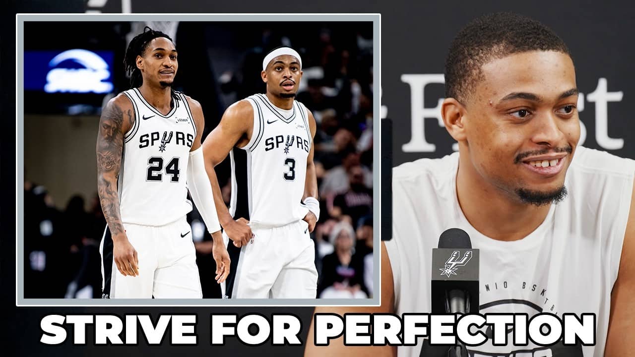 Keldon Johnson on Not Getting Complacent and Striving For Perfection Ahead of Playoffs