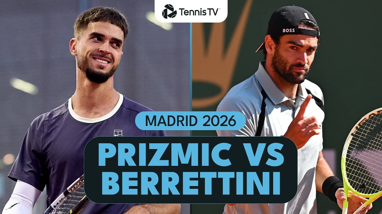 Dino Prizmic Battles Matteo Berrettini 👊 | Madrid 2026 Highlights