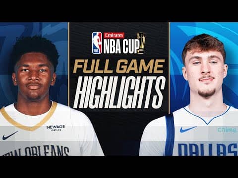 PELICANS at MAVERICKS | EMIRATES NBA CUP 🏆 | FULL GAME HIGHLIGHTS | November 21, 2025