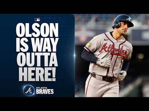 Oh wow, Olson! Matt Olson goes DEEP in D.C. to tie the game for the Braves! 🤯🔥 | MLB Highlights