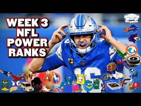 Very HONEST NFL Power Rankings Week 3