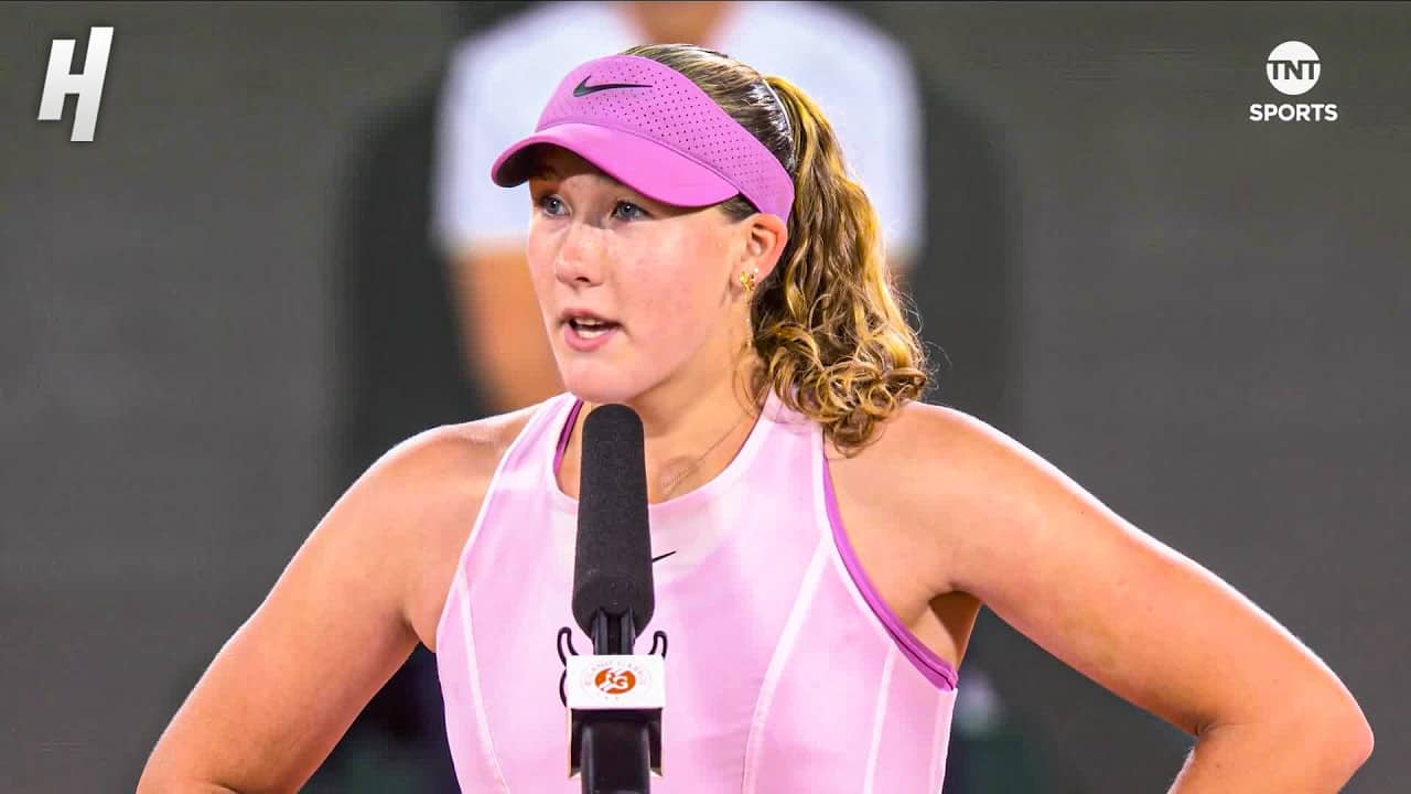 Mirra Andreeva Reacts to Reaching Her First Roland Garros Final 🎾