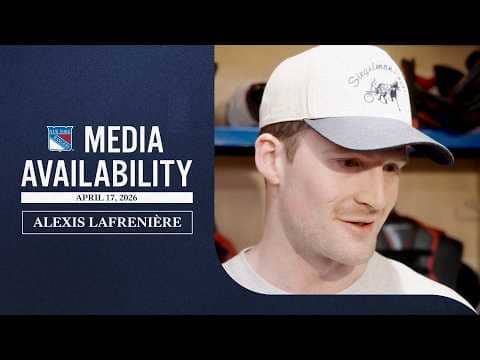 NYR 2026 Exit Day: Alexis Lafrenière Media Availability | April 17, 2026